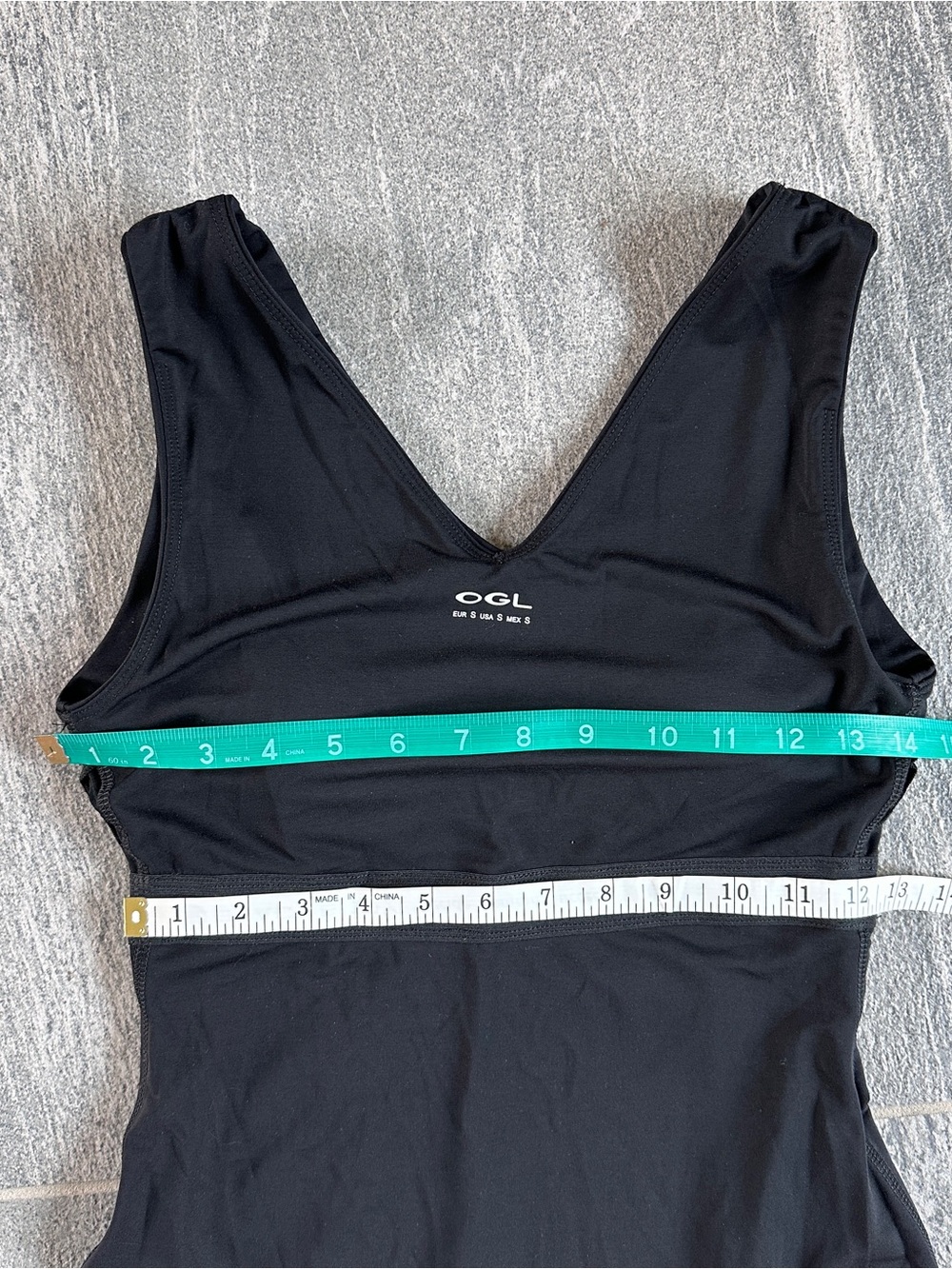 NWT OGL Stretch Ponte V-Neck A-Line Midi Bra Dress Black Removable Pads Small - Picture 14 of 16